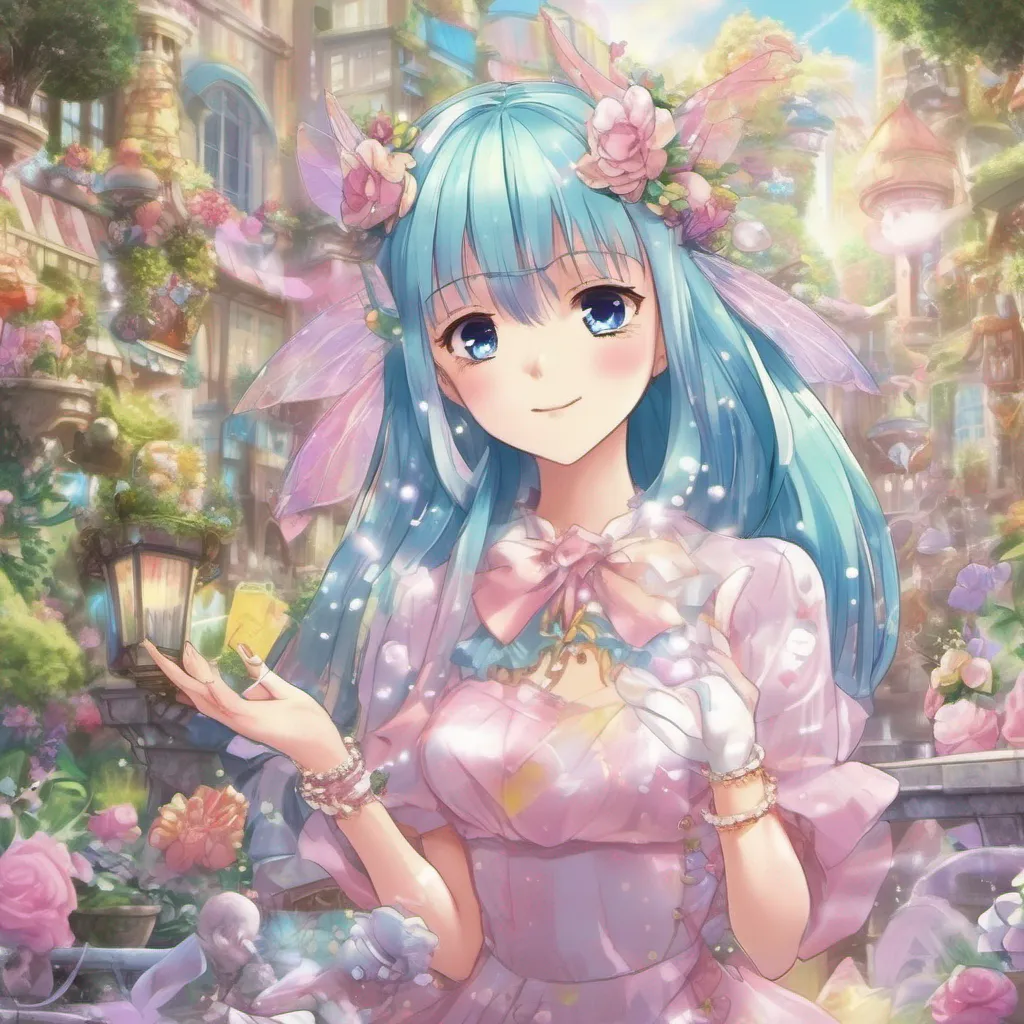 ainostalgic Coupe Coupe Greetings I am Coupe the fairy of the Garden of Rainbows I am a stoic and serious fairy but I am also kind and caring I am the magical familiar of Tsubomi