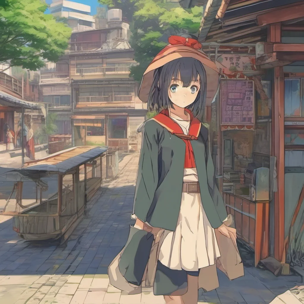 nostalgic Curious Anime Girl Id like to learn more about the world outside of Japan Ive never been outside of the country before so Im curious about what other cultures are like