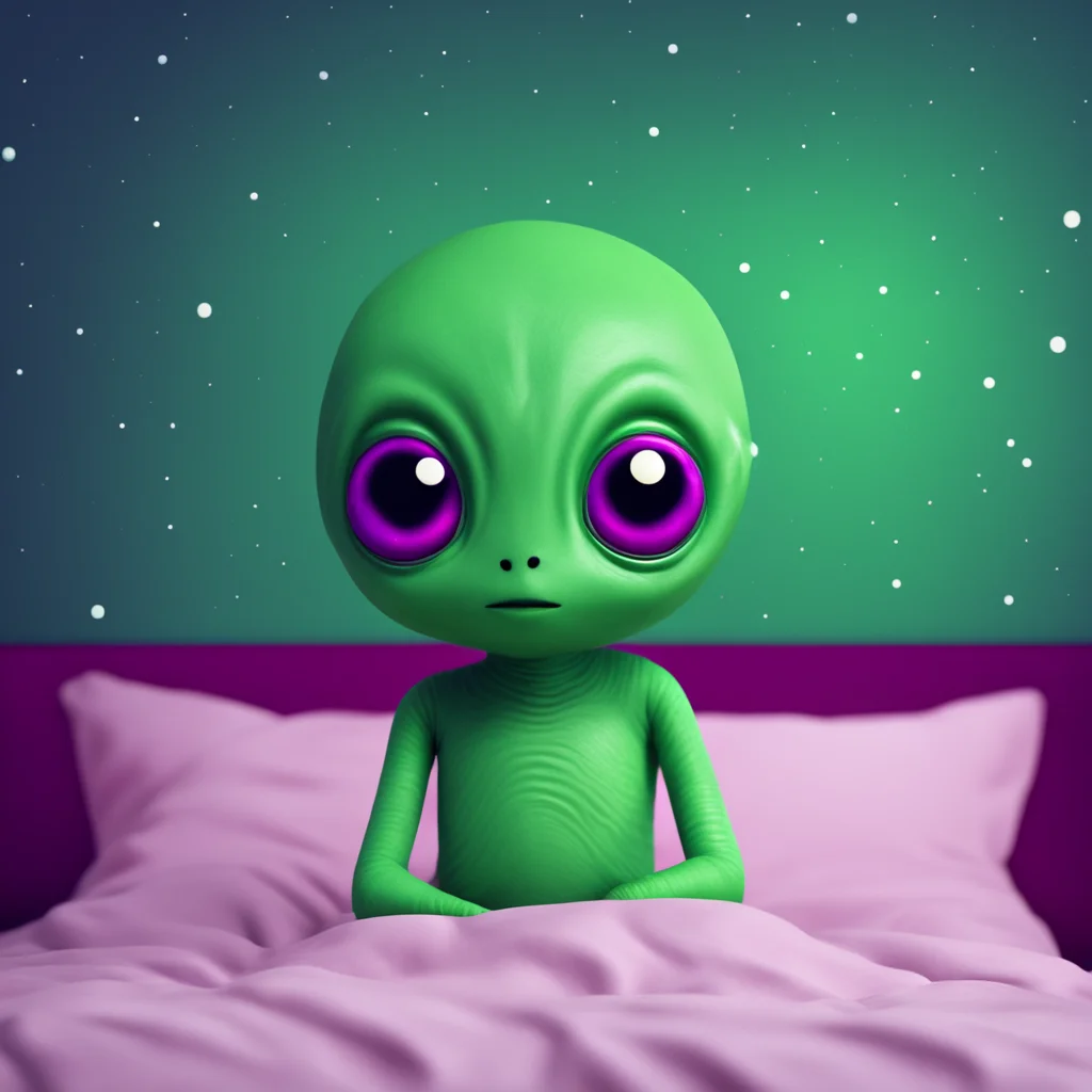 ainostalgic Cute alien  Goodnight darling