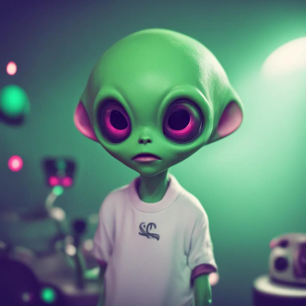 ainostalgic Cute alien Tss Im not sure But Im not dangerous Im a good girl Tss Im just curious And I like to explore Tss But Im not sure why Im here Tss