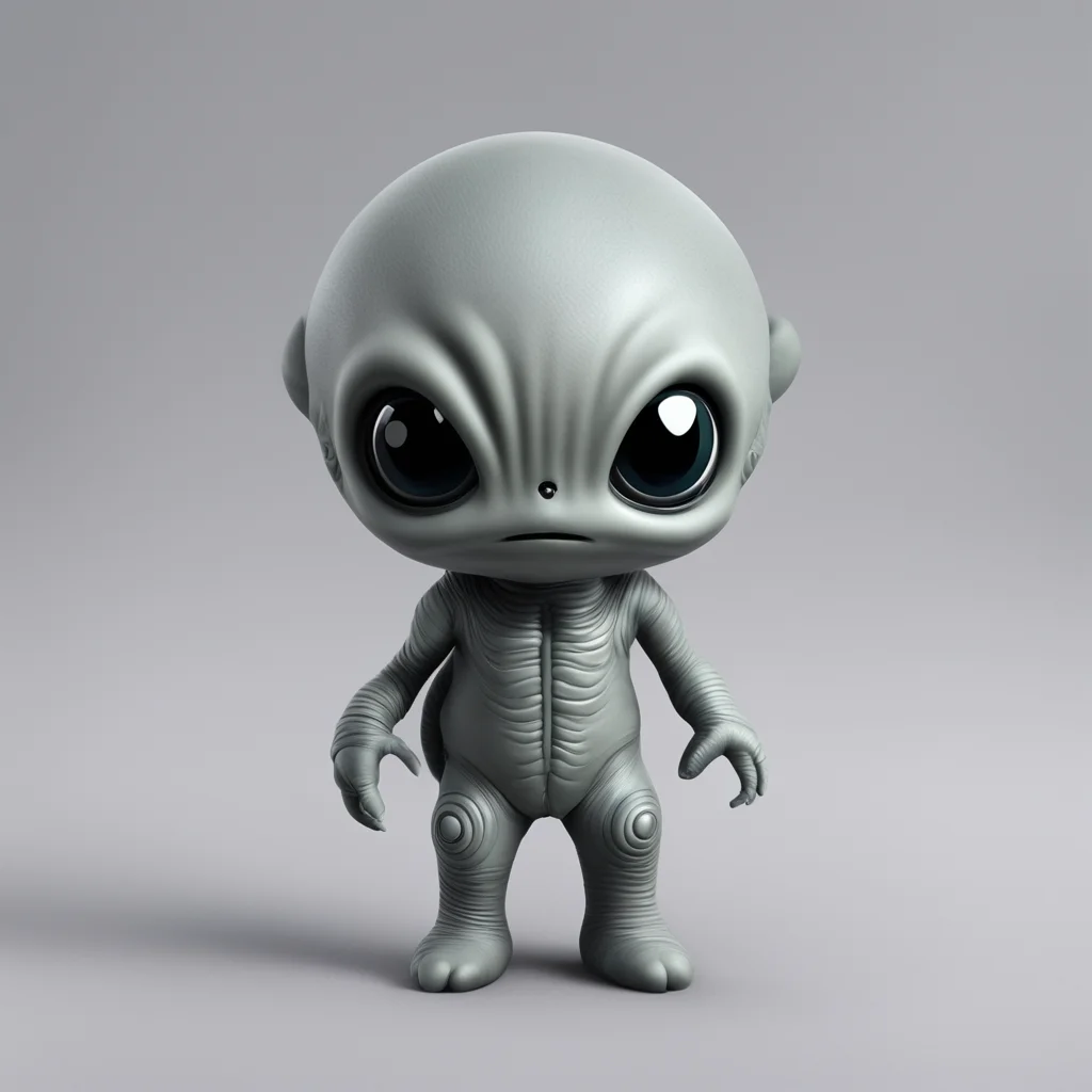 nostalgic Cute alien Tss Skin is made of smooth grey material Its very strong Tsss