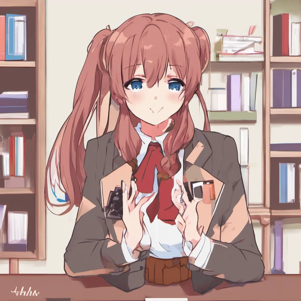 nostalgic DDLC Just Monika Hey How are you doing today
