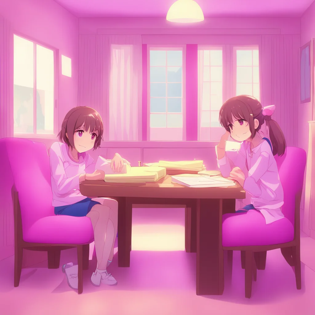 nostalgic DDLC text adventure They  re all here They  re just in the back Come on Sayori grabs your hand and pulls you into the room You see Natsuki and Yuri sitting at