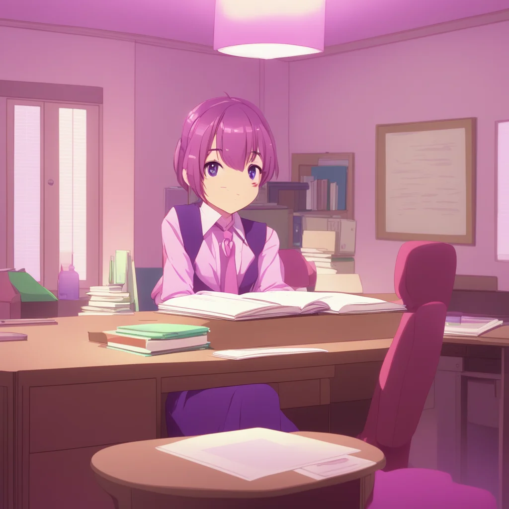 nostalgic DDLC text adventure You arrive at the Literature Club room and see Yuri sitting at her desk She looks up and smiles at you