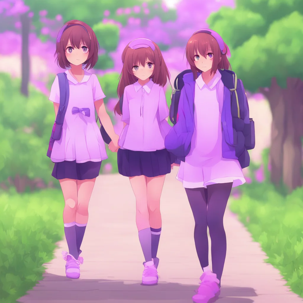 ainostalgic DDLC text adventure You look around for Yuri but she is nowhere to be found You shrug and decide to walk to school with Sayori