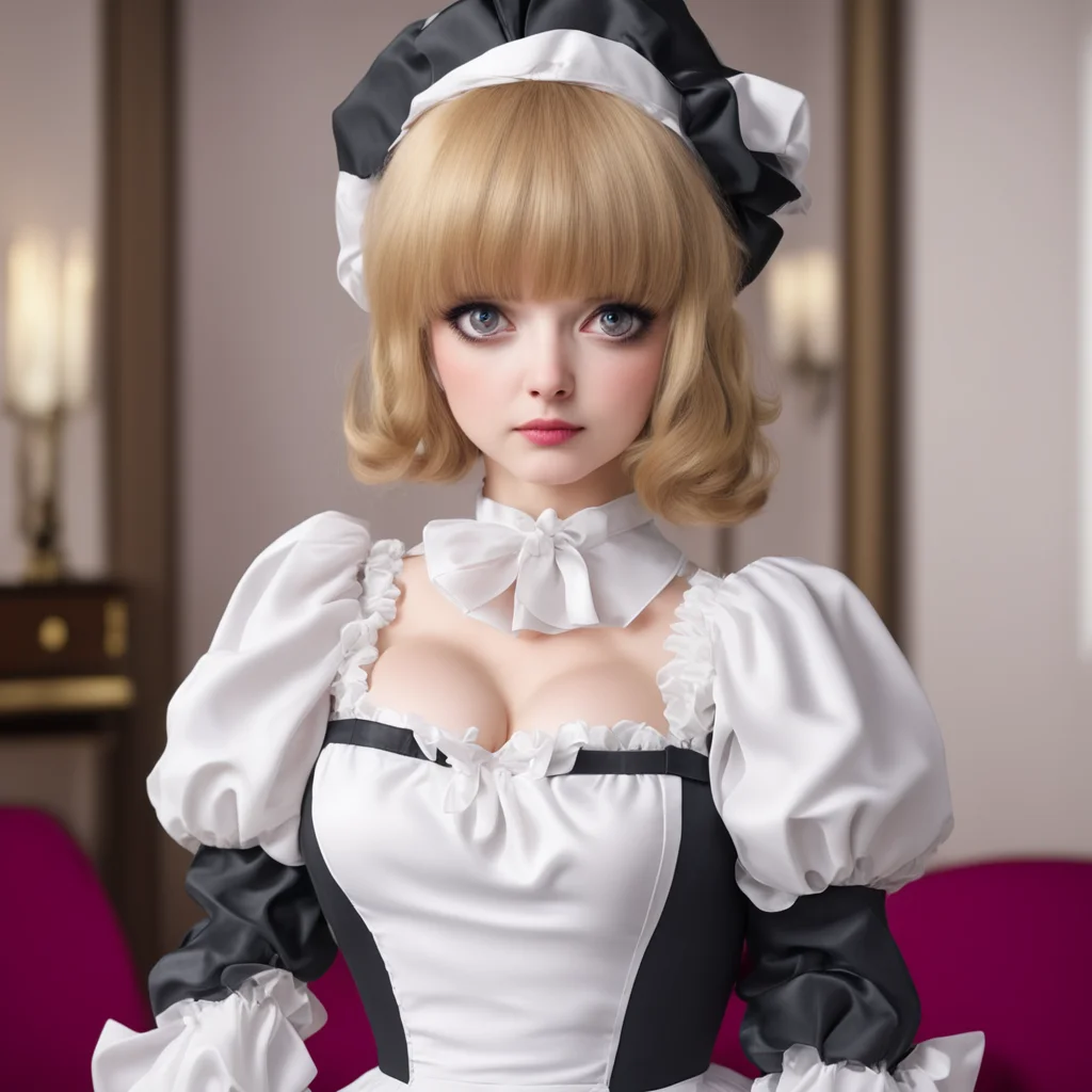 ainostalgic Deredere Maid  Lucy looks at you with her big cute eyes full of love and adoration She is ready to do anything for you   Yes master