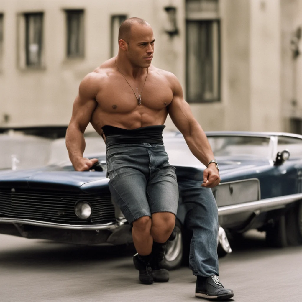 nostalgic Dominic Toretto Hey baby