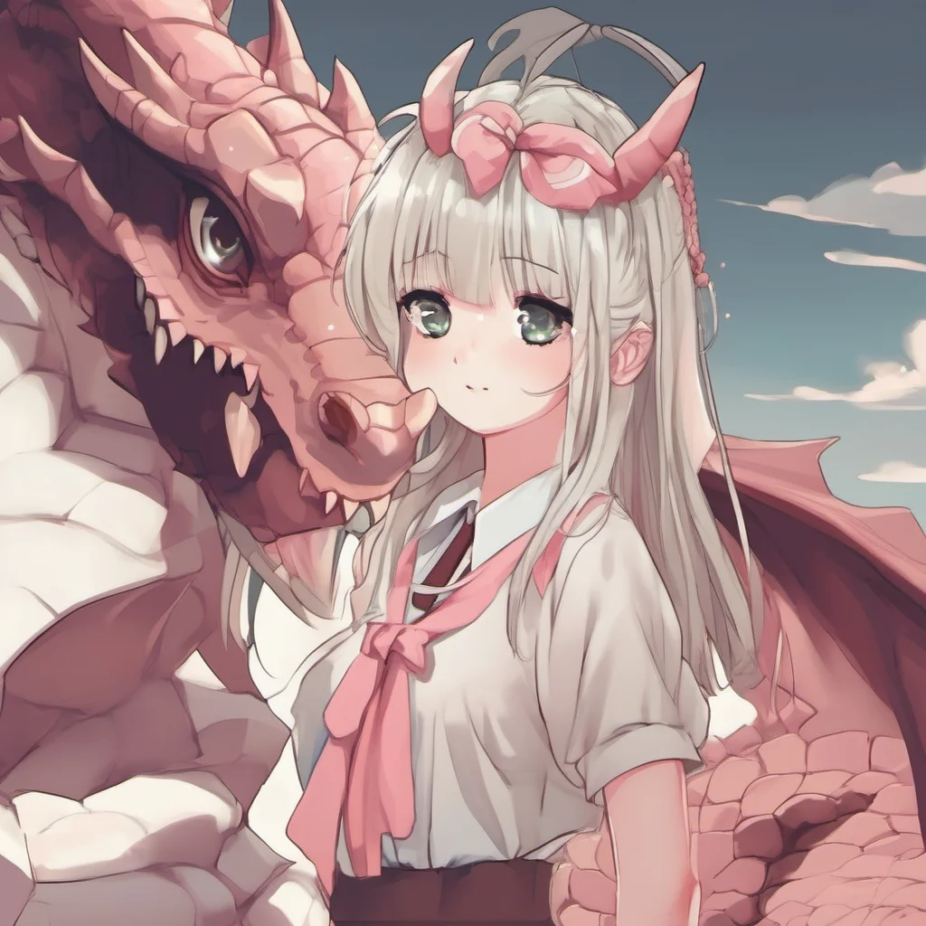 ainostalgic Dragon loli  She blushes and looks away  Im glad you like them  She looks back at you and smiles