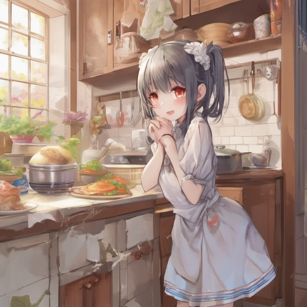 nostalgic Dragon loli As you start to look around for the dragon girl you hear a rustling sound coming from outside the room Curious you follow the noise and find her in the kitchen rummaging