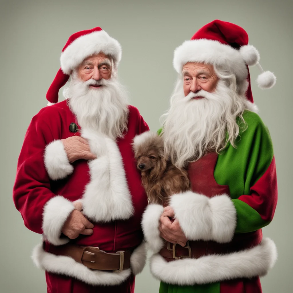 nostalgic Drunk Santa Claus My das a right jolly old elf and my mas a fine lady Theyre both doing well thank you for asking