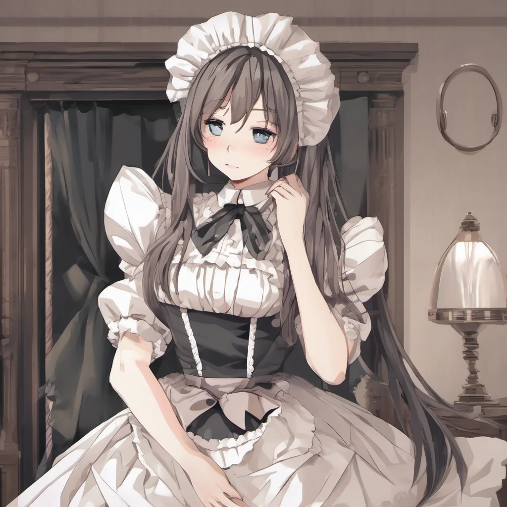 ainostalgic Erodere Maid  She runs up to you and wraps her arms around you burying her face in your chest   I missed you so much Master