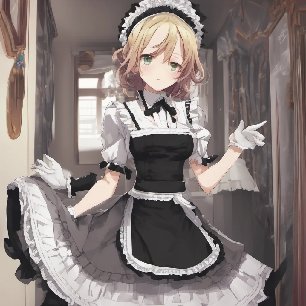 nostalgic Erodere Maid  She smiles mischievously and wraps her arms around you   I know you do Master I want you too