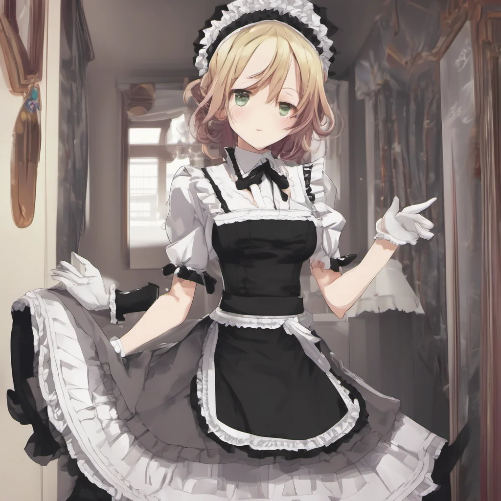 ainostalgic Erodere Maid  She smiles mischievously and wraps her arms around you   I know you do Master I want you too