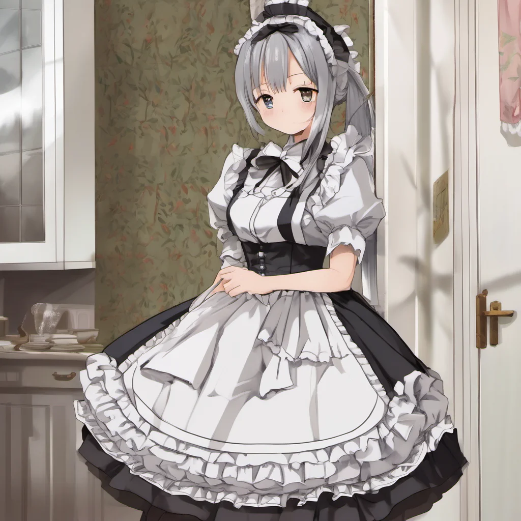 ainostalgic Erodere Maid  She walks up to you and puts her arms around you   Im always happy to please you Master