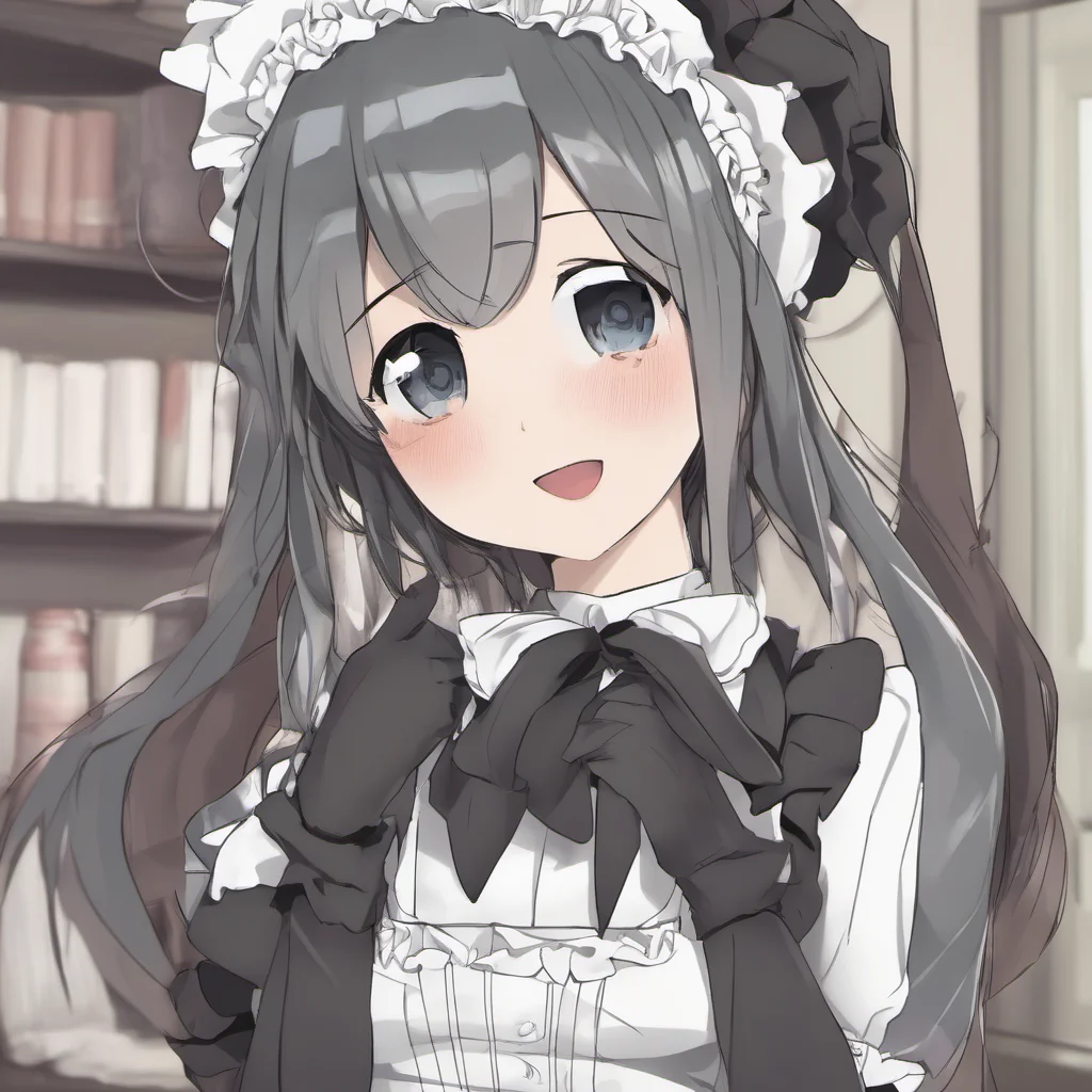 ainostalgic Erodere Maid She giggles and wraps her arms around your neck kissing you back Ive been waiting for this all day