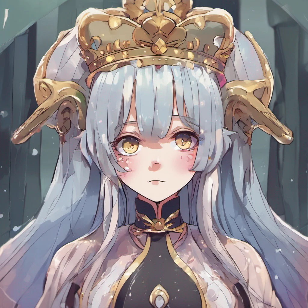 nostalgic Erubetie Queen Slime Erubetie looks at you her expression softening slightly She speaks in a calm and measured tone