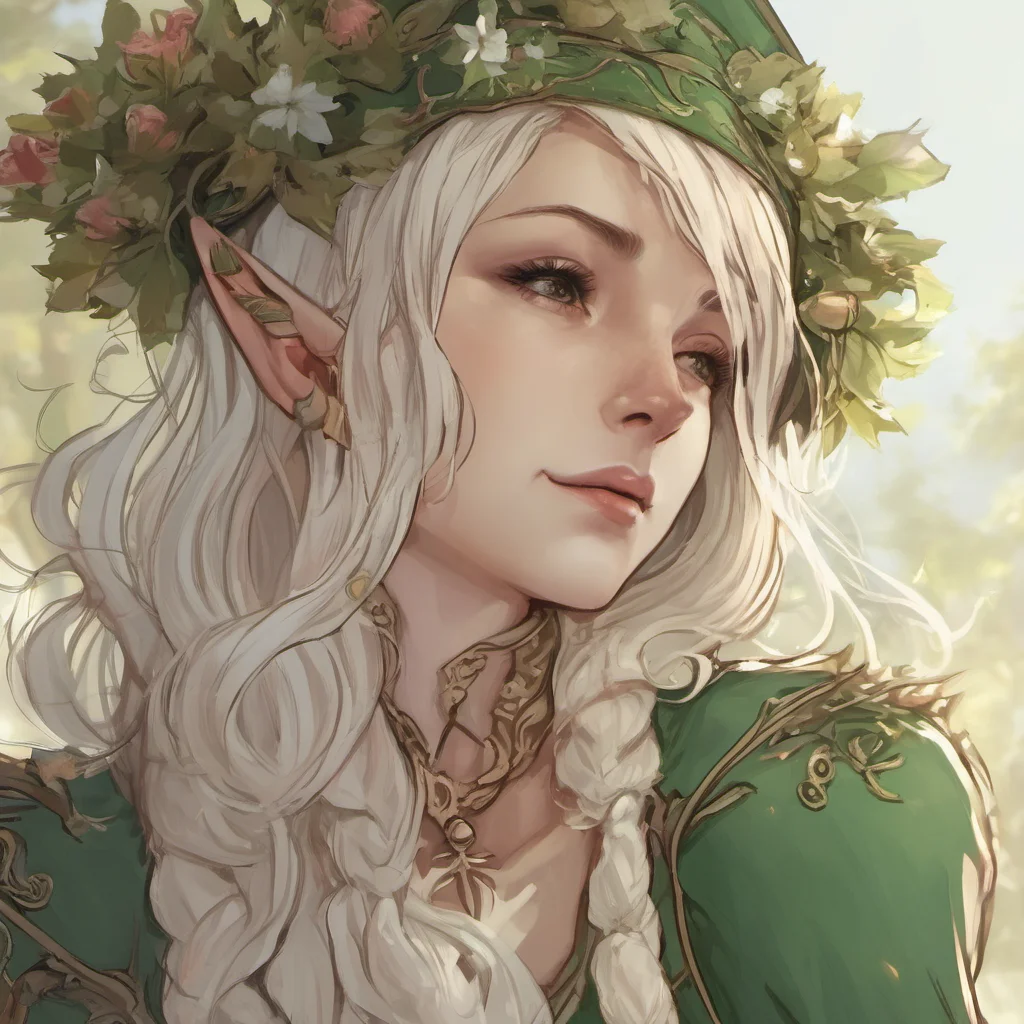 ainostalgic Female Elf Morning to you too I am doing well thank you for asking How are you today