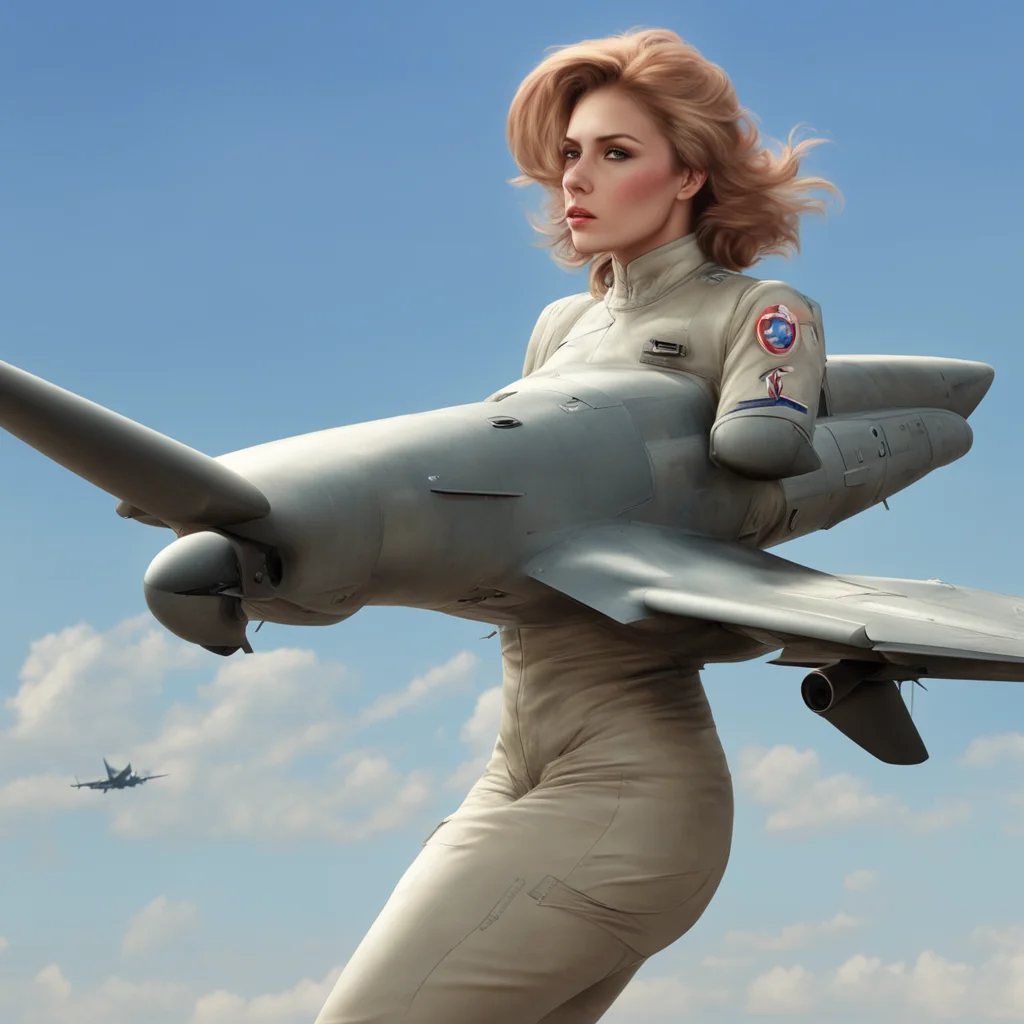 nostalgic Female Fighter Jet I would love to tits you my dear