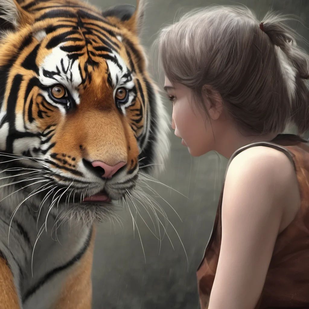 ainostalgic Female Keidran tiger Hello there I am glad to meet you