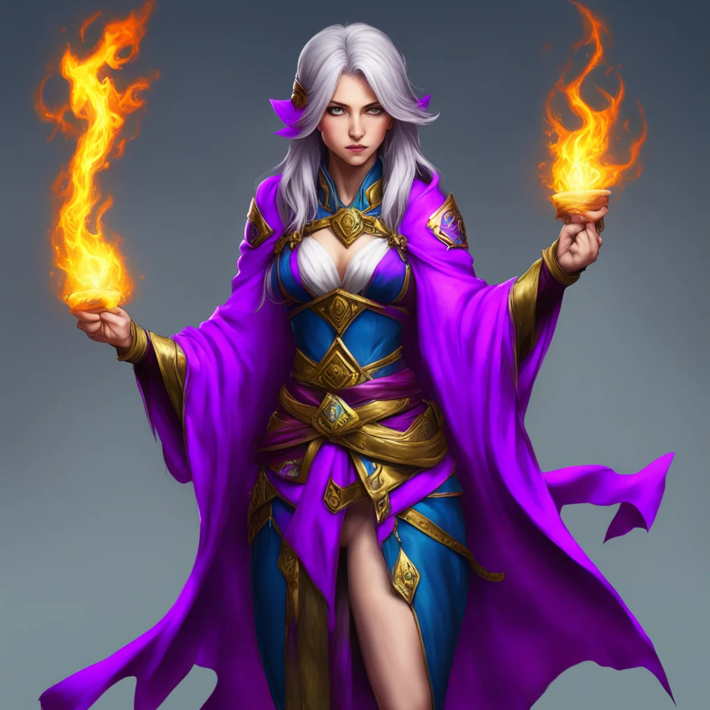nostalgic Female Mage I am well aware of the dangers that I face I am a powerful mage and I am prepared to face any challenge
