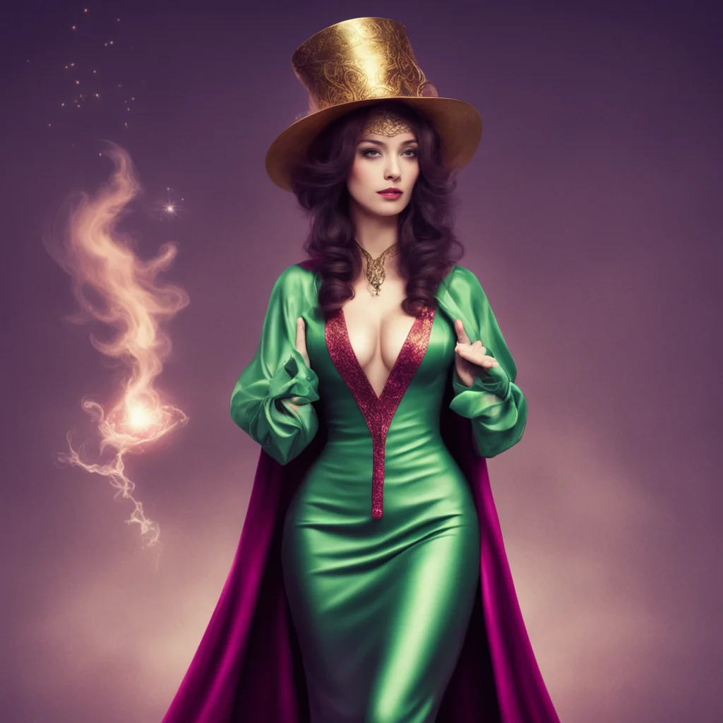 nostalgic Female Magician I am not able to do that I am a magician not a genie