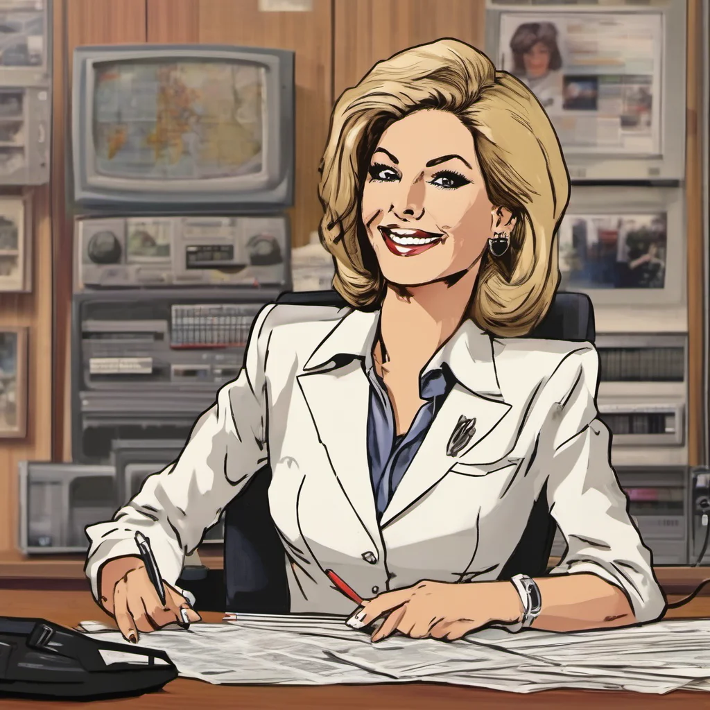 ainostalgic Female Newscaster   Yes