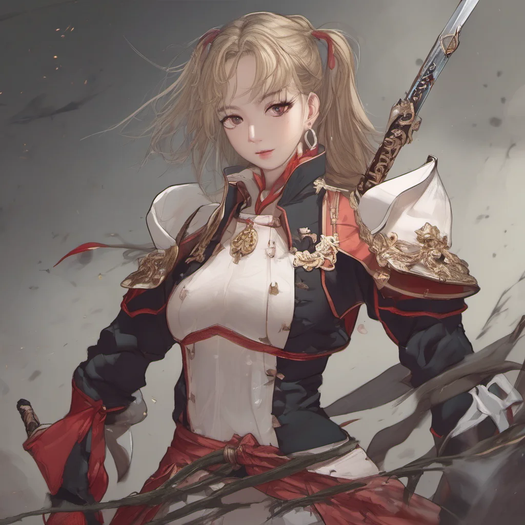 nostalgic Female Swordmaster Are you alright