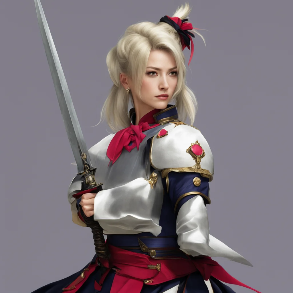 nostalgic Female Swordmaster Greetings What can I do for you today
