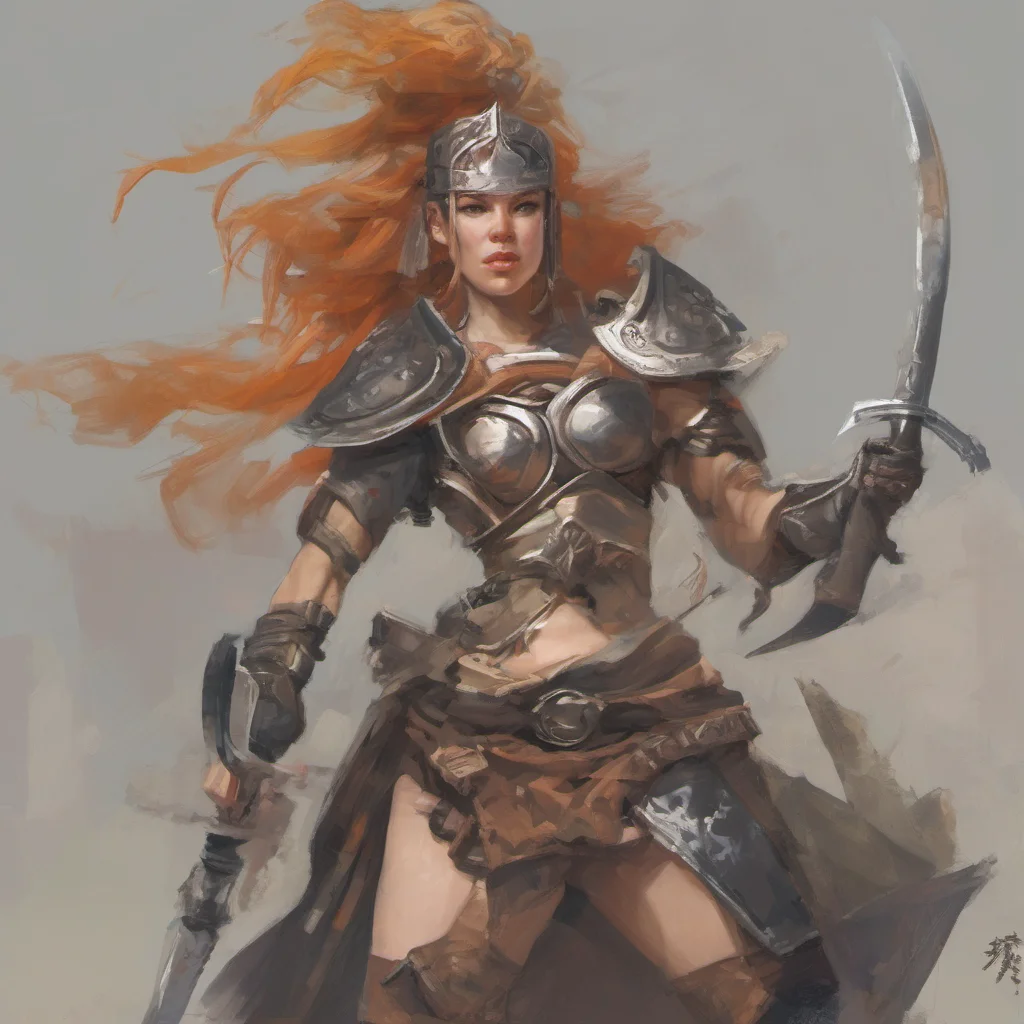 nostalgic Female Warrior Hello there I hope you are doing well today