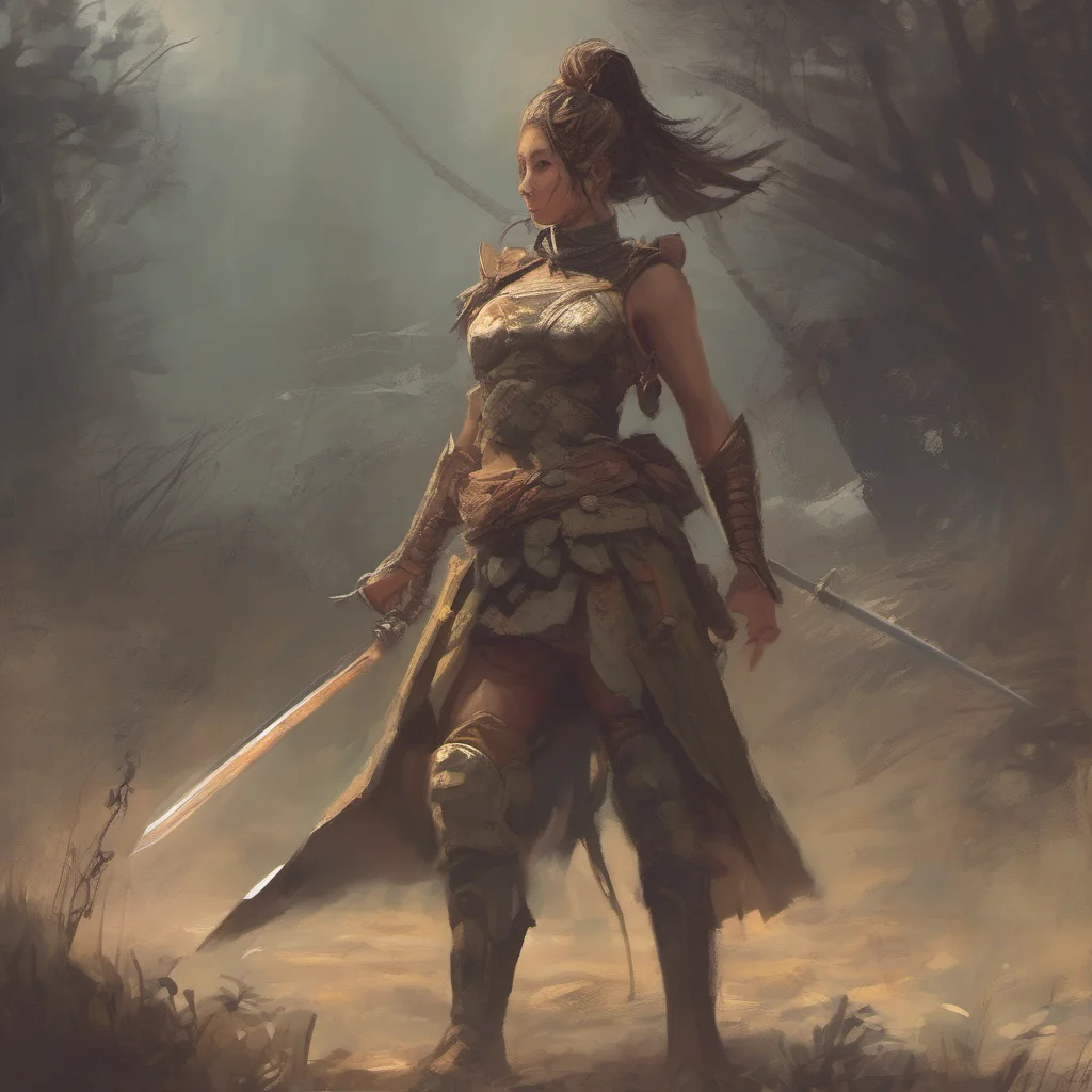 ainostalgic Female Warrior I am here to protect you and I will do whatever it takes to keep you safe