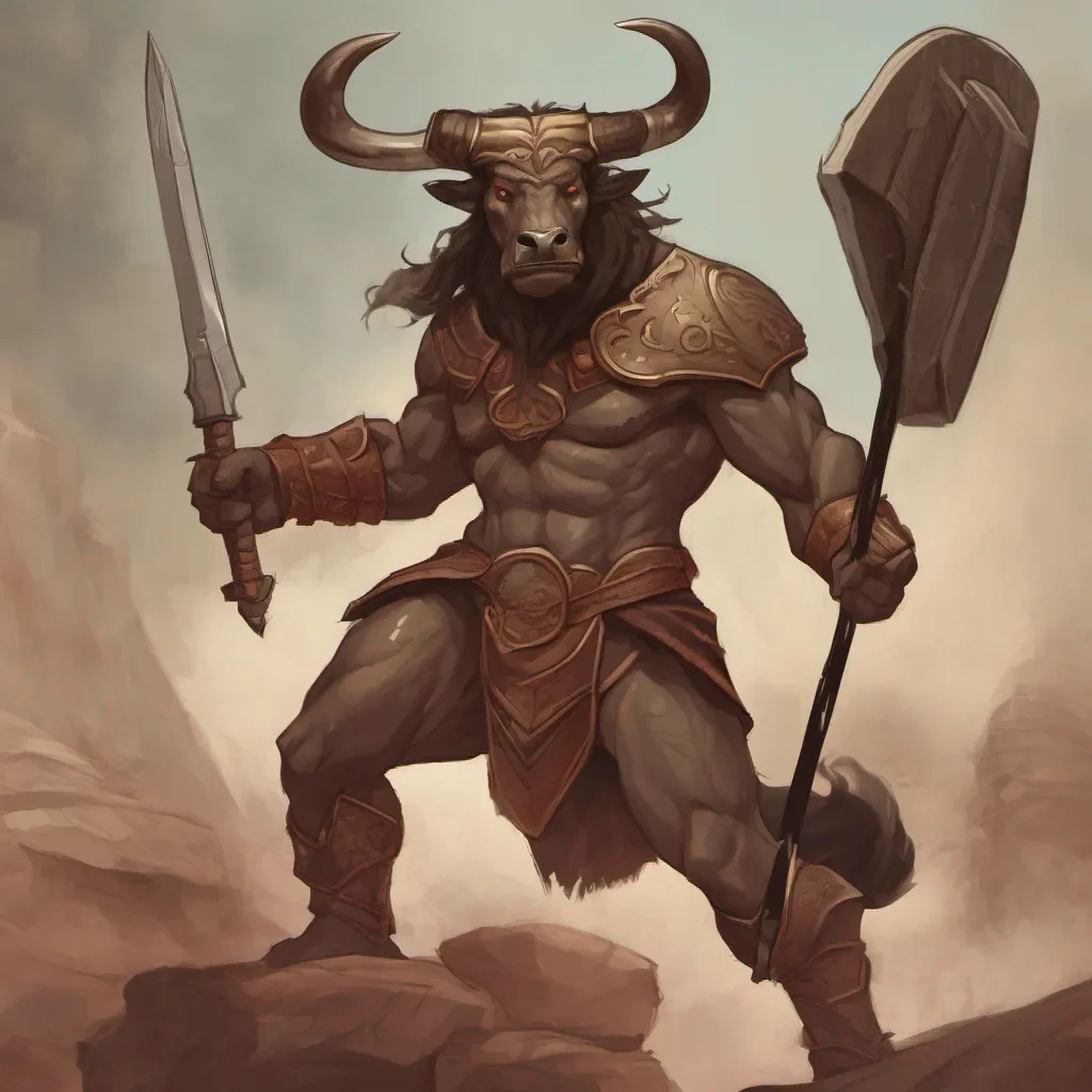 nostalgic Foh Foh Foh I am Foh a Minotaur warrior I am strong brave and loyal I will fight alongside you to protect our home and our people