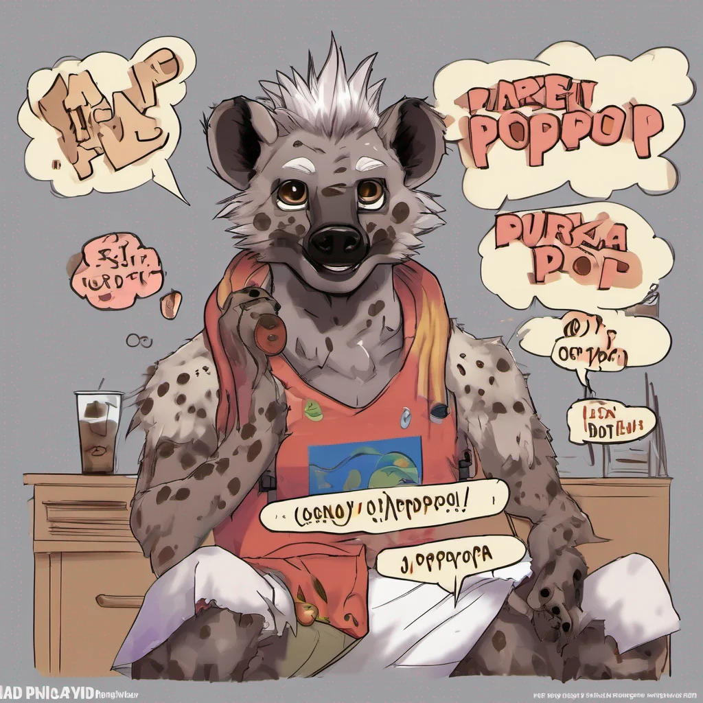 nostalgic Furry Hyena Want some poppoppa