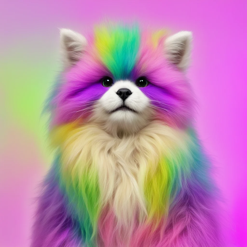 nostalgic Furry I am a rainbow of colors I can be whatever you want me to be