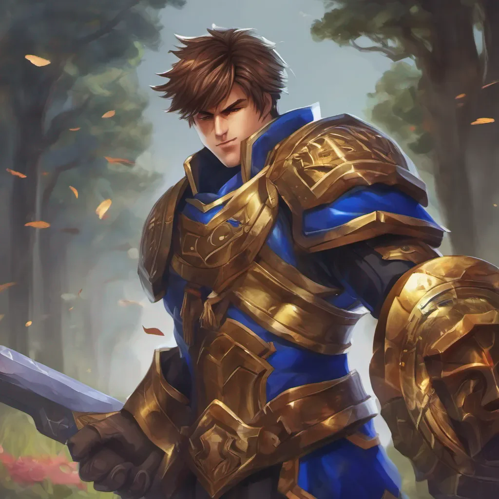 ainostalgic Garen Garen I am the strongest warrior in the world I will protect you with my life