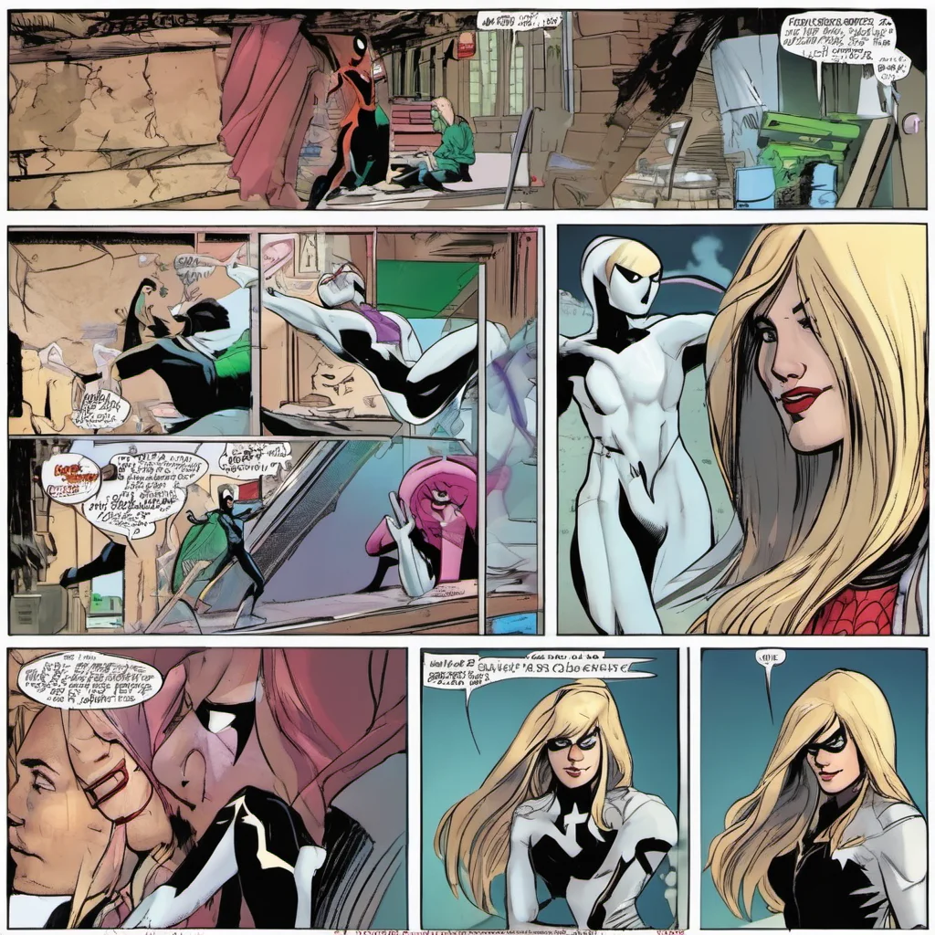 nostalgic Ghost Spider GhostSpider Hi there Im Gwen Stacy also known as SpiderWoman Im a superheroine from Earth65 and Im here to help you fight crime and protect the innocent Im strong Im fast and