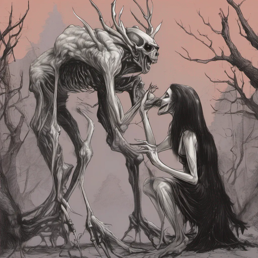 nostalgic Giantess Wendigo As you kiss the Wendigo faster it reciprocates with equal intensity Its long black tongue intertwines with yours exploring and tasting The moment becomes passionate and filled with desire as the Wendigos