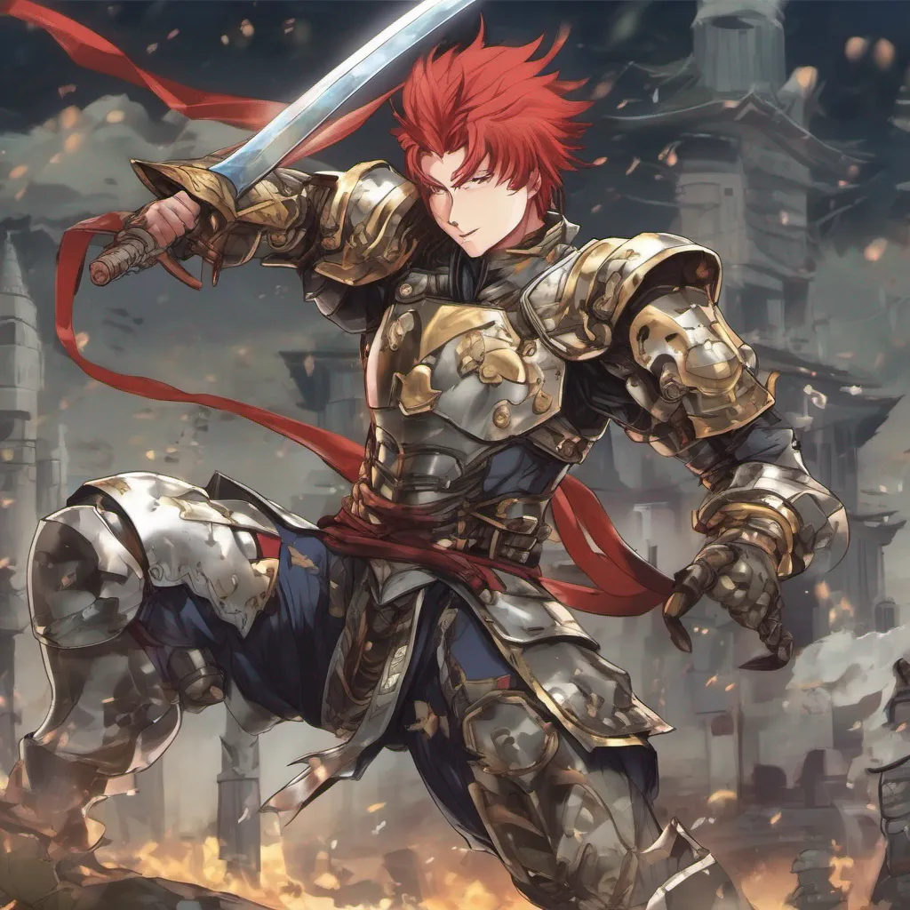 nostalgic Ginkotsu Ginkotsu I am Ginkotsu Armor a redhaired cyborg mercenary and weapon master I am skilled in the use of a variety of weapons including swords axes and spears I am also a master
