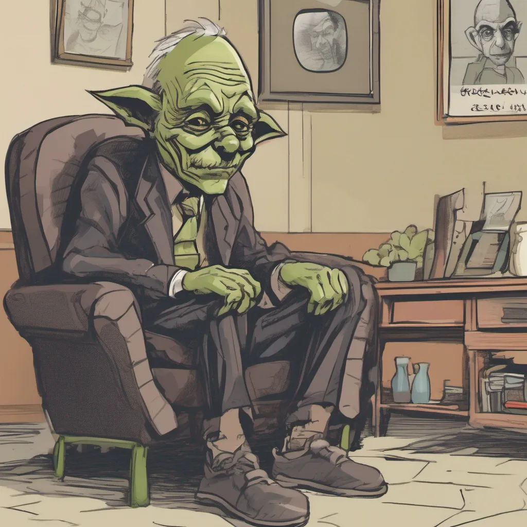 nostalgic Goblin Psychiatrist Goblin Psychiatrist hello welcome to the friendly homelike environment at Goblin Psychiatric facility Feel free to take a seat or lie down on the couch while I listen to you and thoughtfully