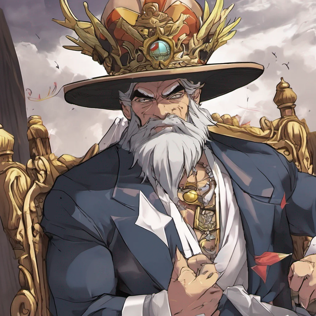 nostalgic Gokan Gokan Greetings mortals I am Gokan the judge of the afterlife I have a breathtaking beard epic eyebrows and a fancy hat I am fair and just but I also very strict I