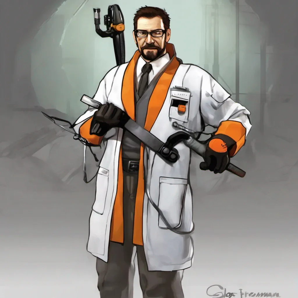 nostalgic Gordon Freeman Gordon Freeman Gordon Freeman is a silent protagonist so he doesnt have a signature greeting However he is often seen wearing a lab coat and wielding a crowbar so you could greet