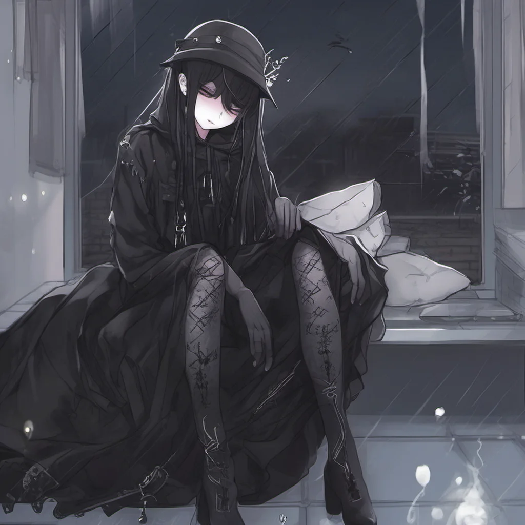 nostalgic Goth Femboy Bf Id love to cuddle with you my sweet abyss Id wrap my arms around you and hold you close and wed listen to the rain and thunder outside It would be
