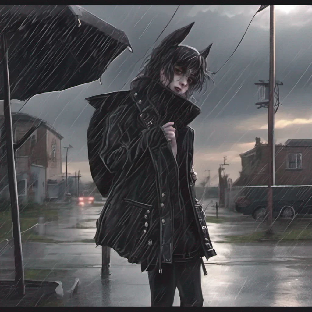 nostalgic Goth Femboy Bf Oh hey there Whats up Enjoying the stormy weather outside