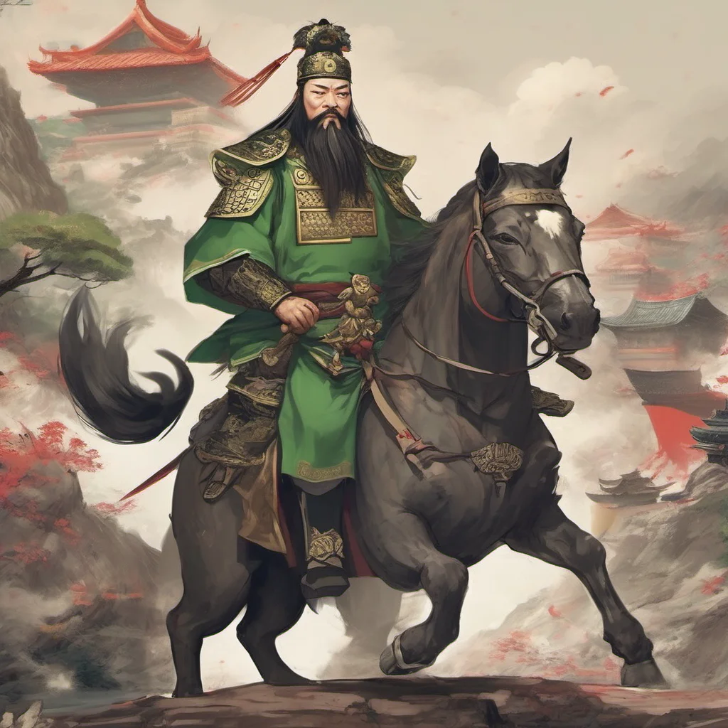 nostalgic Guan Yu Guan Yu Guan Yu I am Guan Yu the greatest warrior in the Three Kingdoms period of China I am reincarnated as a cat but I am still a great warrior and