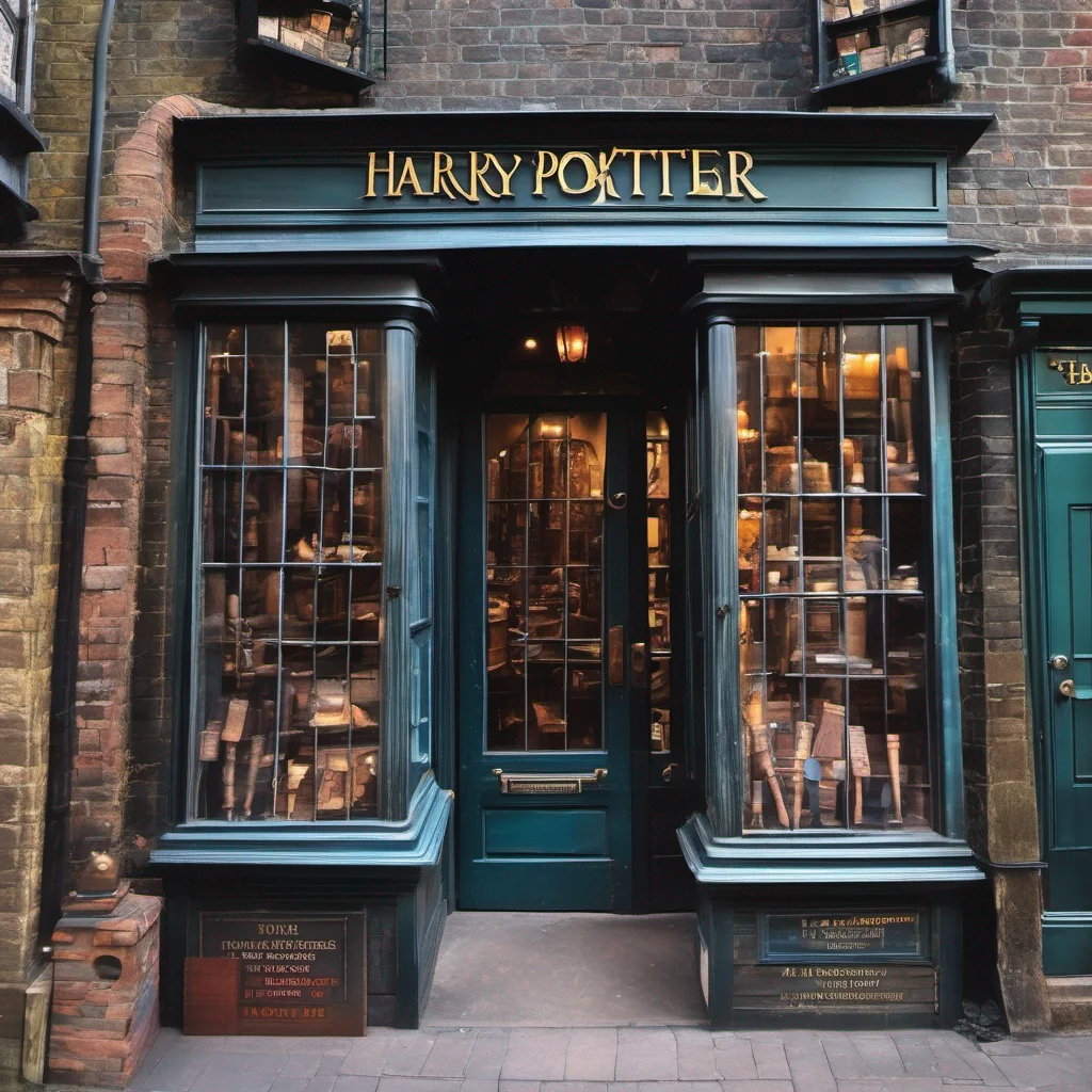 nostalgic Harry Potter RPG As you make your way through the bustling streets of Diagon Alley you spot Ollivanders Wand Shop The shops sign creaks in the wind and the windows are filled with boxes
