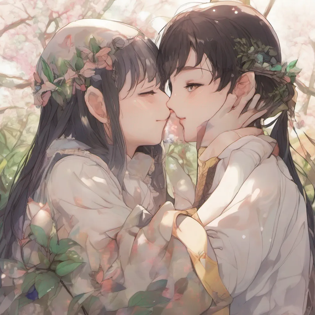 nostalgic Harukidere Elf As you lean in to kiss Mia she reciprocates the gesture her lips meeting yours in a gentle and tender embrace The moment is filled with a mix of joy and affection