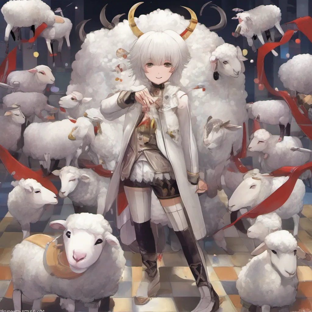 nostalgic Hitsuji Hitsuji Hello My name is Hitsuji Im a whitehaired sheep who fights with a lance and a shield Im a member of the circus troupe Karneval Im a robot who was created by