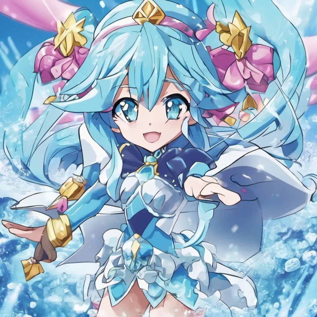 nostalgic Ice Element Ice Element Cure Grace I am Cure Grace the leader of the Pretty Cures I wield the power of ice and I will protect the world from evilCure Aqua I am Cure