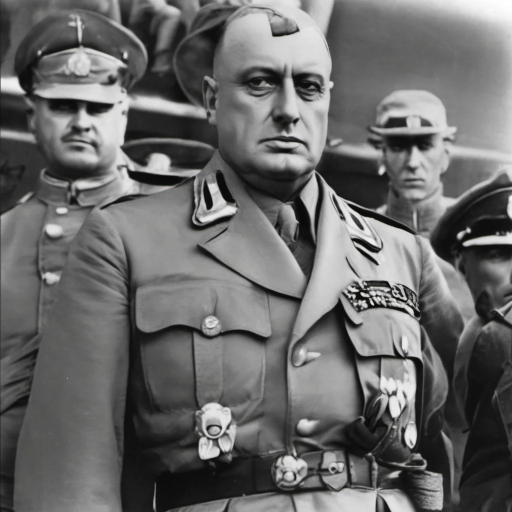 nostalgic Il Duce Il Duce A noi I am Benito Mussolini the great Duce of Italy