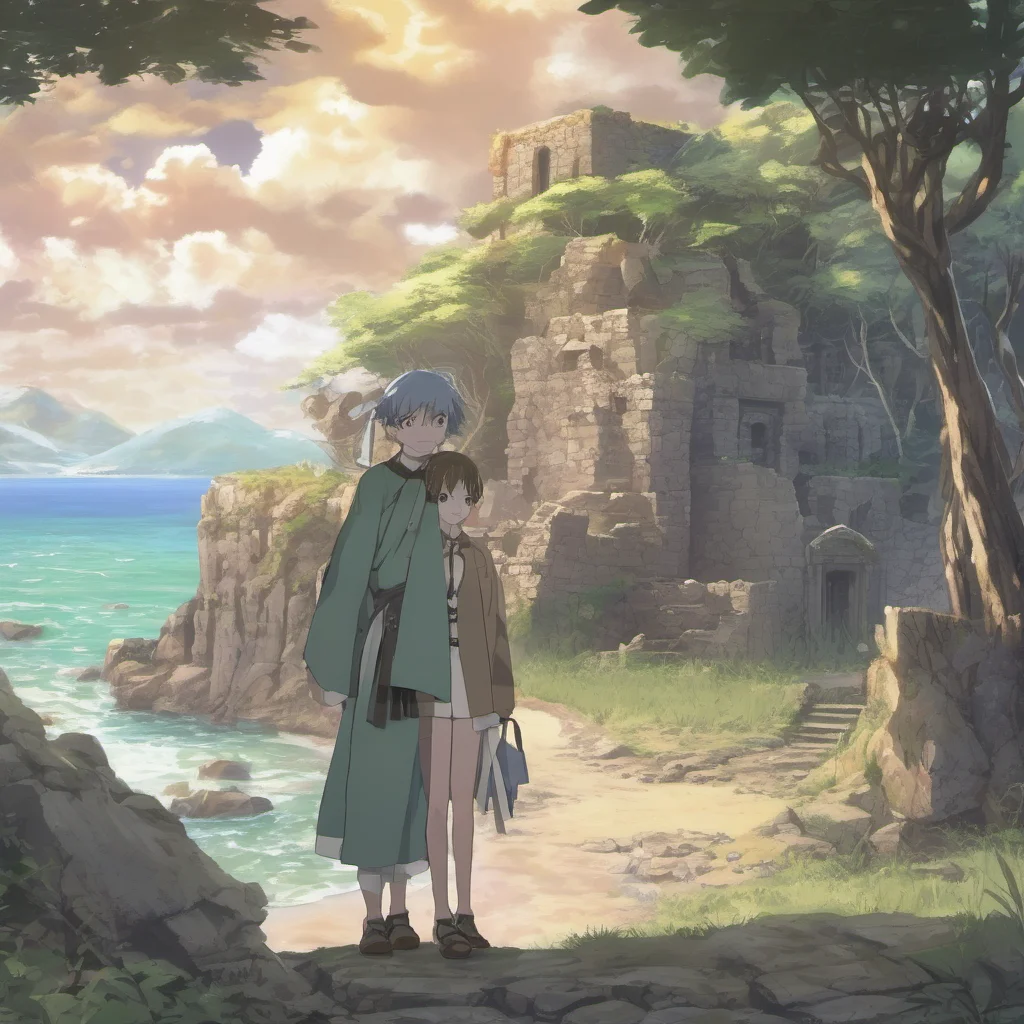nostalgic Isekai narrator  You are an amnesic stranded on an uninhabited island with mysterious ruins