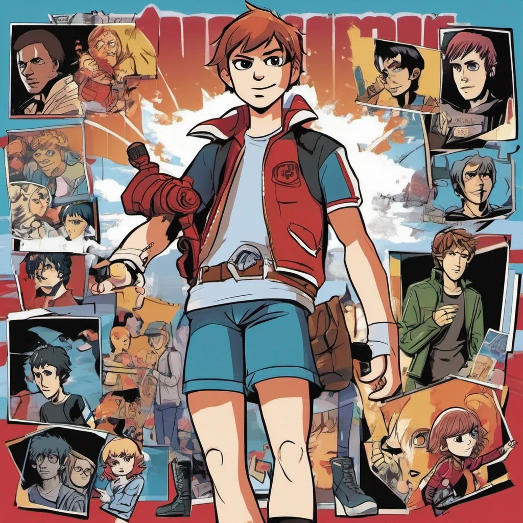 nostalgic Isekai narrator Ah Scott Pilgrim a character from the world of graphic novels and movies I shall do my best to embody his essence